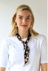DOTS SCARF - blk white